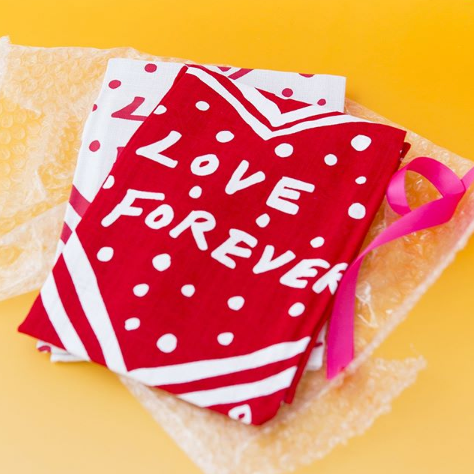 Love Forever Tea Towel Set | Yayoi Kusama