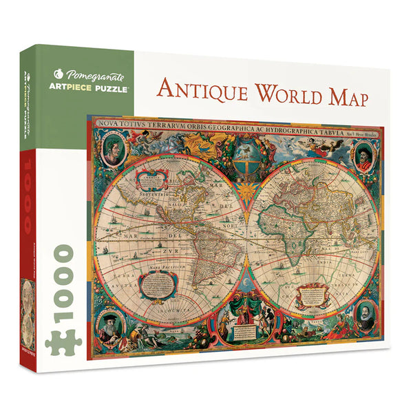 Henricus Hondius Antique World Map - 1000-piece Jigsaw Puzzle | Pomegranate Regular price