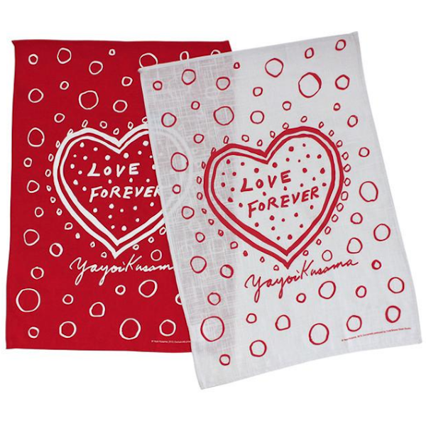 Love Forever Tea Towel Set | Yayoi Kusama