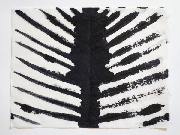 Folded Spine 2016 Ink on Silk Paper Stella Brennan