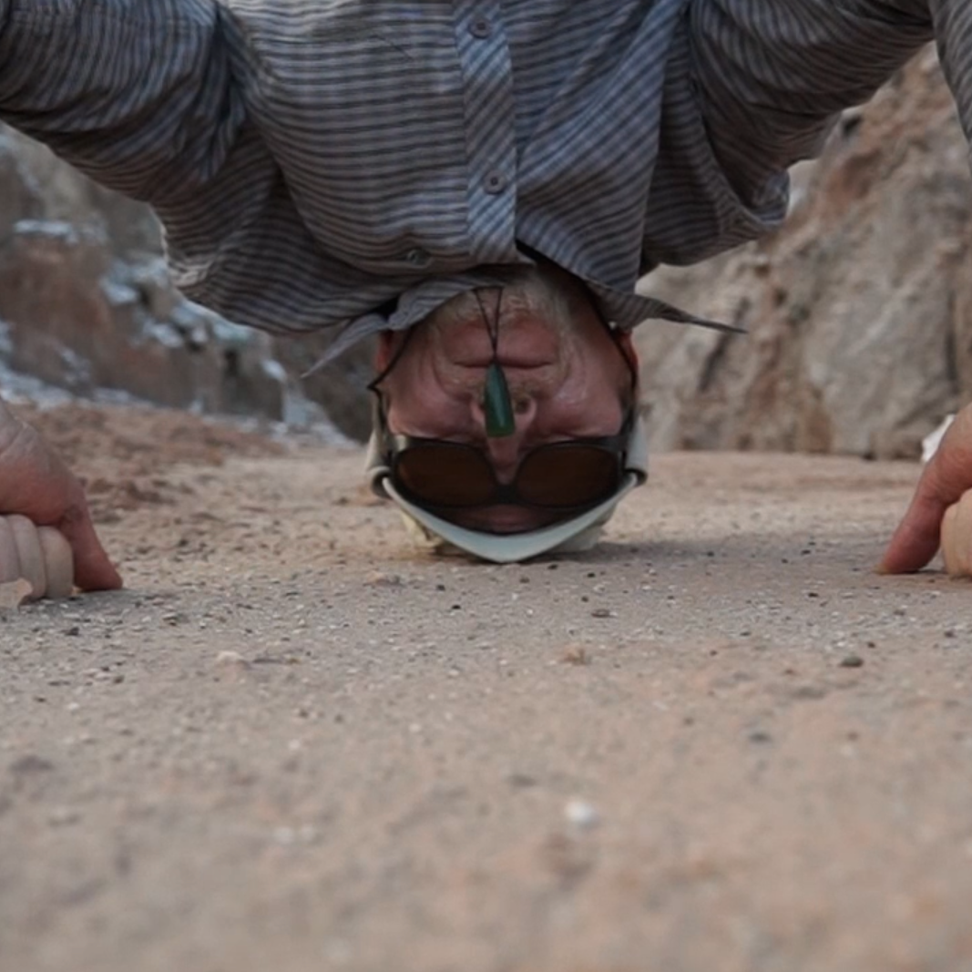 Phil Dadson Headstamp (Atacama), 2014 single channel video still crop
